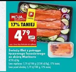 Biedronka Pstrąg tęczowo-łososiowy filet Marinero oferta