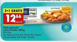 Biedronka Złote paluszki rybne z fileta Frosta oferta