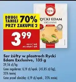 Biedronka Ser rycki edam exclusive Ryki oferta