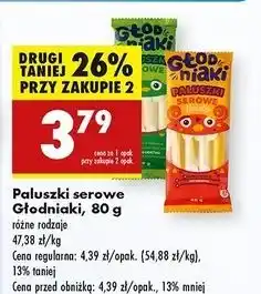 Biedronka Paluszki serowe pomarańczowe Głodniaki oferta