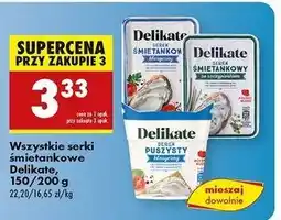 Biedronka Serek puszysty śmietankowy Delikate oferta