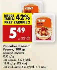 Biedronka Pancakes z sosem jeżynowym Yeemy oferta