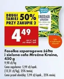 Biedronka Fasolka szparagowa żółta i zielona Mroźna Kraina oferta