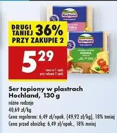 Biedronka Ser topiony z szynką Hochland oferta