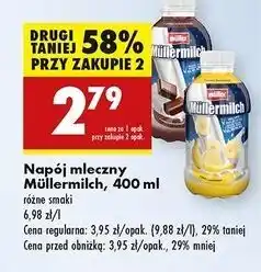 Biedronka Napój mleczny czekoladowy Mullermilch oferta