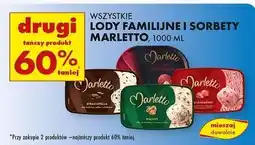 Biedronka Lody o smaku orzecha włoskiego Marletto oferta