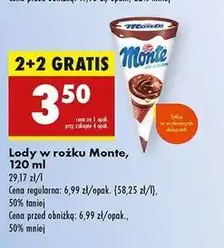 Biedronka Lód Zott Monte oferta