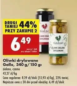 Biedronka Oliwki zielone drylowane Gallo oferta
