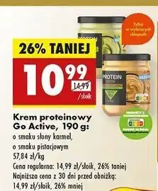 Biedronka Krem proteinowy słony karmel Go Active oferta
