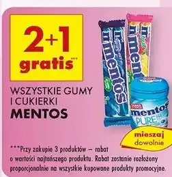 Biedronka Dropsy fruit Mentos Classic oferta