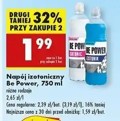 Biedronka Napój izotoniczny grejpfrutowy Be Power oferta