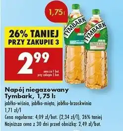Biedronka Napój jabłko-brzoskwinia Tymbark oferta