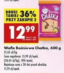 Biedronka Wafle baśniowa chatka kakao-wanilia Twoje Słodkie Chwile oferta