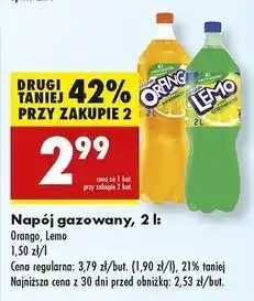 Biedronka Napój pomarańczowy Orango oferta