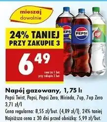 Biedronka Napój 7Up Zero (Free) oferta