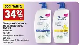Biedronka Szampo do włosów citrus fresh Head&Shoulders oferta