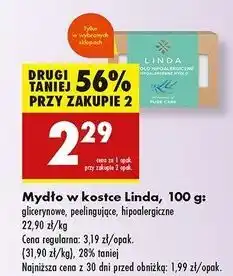 Biedronka Mydło hipoalergiczne do skóry wrażliwej Linda oferta