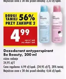 Biedronka Dezodorant invisible Be Beauty Care oferta