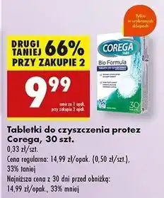 Biedronka Tabletki do czyszczenia protez Corega Tabs oferta