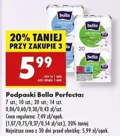 Biedronka Podpaski Bella Perfecta Ultra Green oferta