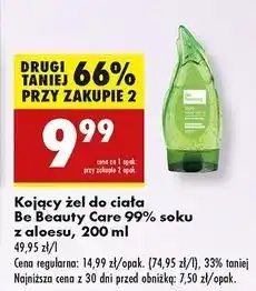 Biedronka Żel aloesowy 99% Be Beauty Care oferta