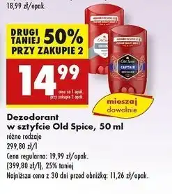 Biedronka Dezodorant Old Spice Captain oferta