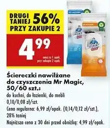 Biedronka Chusteczki do mebli Mr Magic oferta