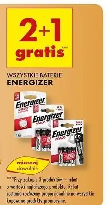 Biedronka Baterie aa Energizer Max oferta