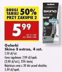Biedronka Maszynka do golenia Skino 3 oferta