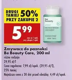 Biedronka Zmywacz do paznokci protect Be Beauty oferta