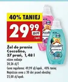 Biedronka Żel do prania ultra care Coccolino oferta
