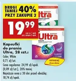 Biedronka Kapsułki do prania color Ultra Expert oferta