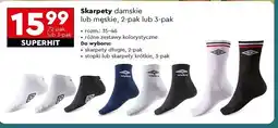Biedronka Skarpetki męskie 35-46 Umbro oferta