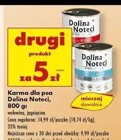 Biedronka Karma dla psa bogata w jagnięcinę Dolina Noteci oferta