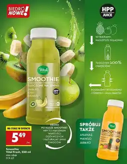 Biedronka Smoothie ananas-mango-jabłko Vital Fresh oferta