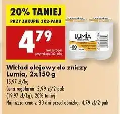 Biedronka Wkład olejowy do zniczy Lumia oferta