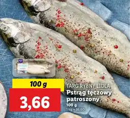 Lidl Pstrąg tęczowy patroszony Targ Rybny Lidla oferta