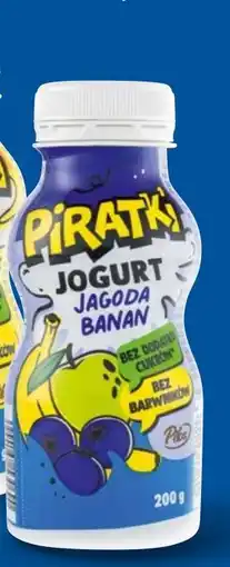 Lidl Jogurt Piratki pitny z witaminą D jagoda-banan oferta
