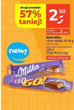 Dealz Baton Milka różne rodzaje oferta