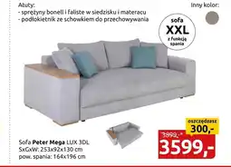 Black Red White Sofa Lux oferta
