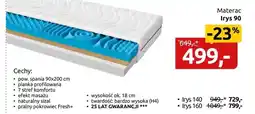 Black Red White Materac IRYS oferta