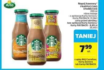 Carrefour Napój kawowy Starbucks oferta