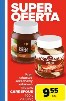 Carrefour Krem orzechowy Carrefour oferta