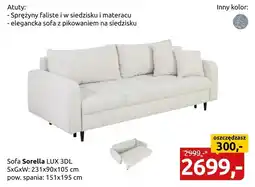 Black Red White Sofa Sorella oferta