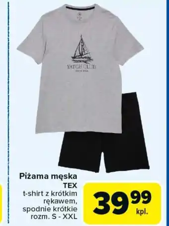Carrefour Piżama męska TEX oferta