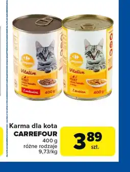 Carrefour Karma dla kota Carrefour oferta