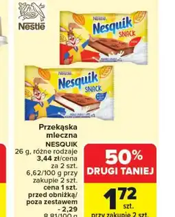 Carrefour Przekąska Nesquik oferta