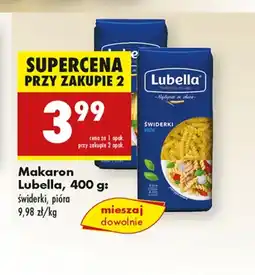 Biedronka Makaron Lubella oferta