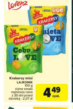 Carrefour Krakersy Lajkonik oferta