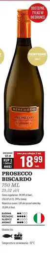 Biedronka Wino Biscardo Prosecco oferta
